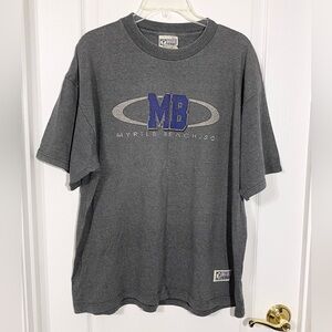 90s Myrtle Beach SC Discus Athletic Tee USA Parts Vintage Gray